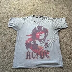 AC/DC Back In Black 1980s vintage band tee bandtee